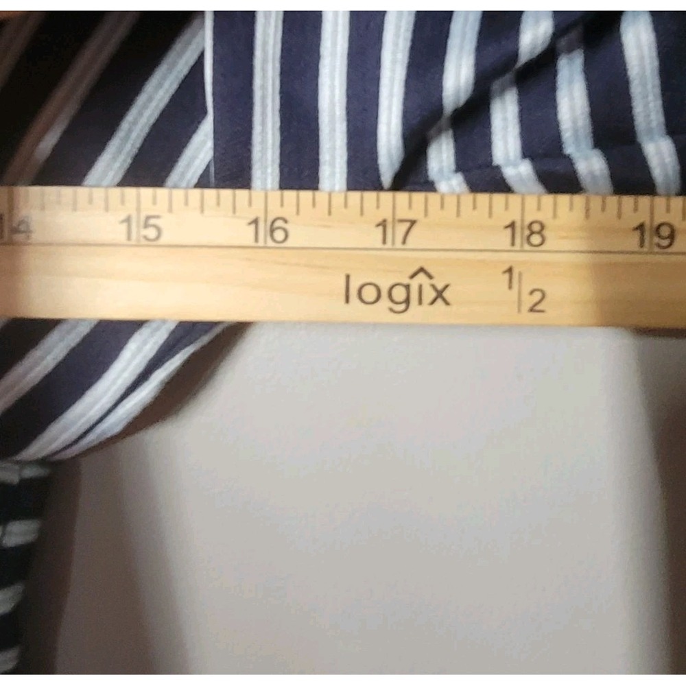 NWT Gianni Bini Maxi Dress 2 Navy White Grey Genevieve Striped Nautical Glam - Picture 9 of 10
